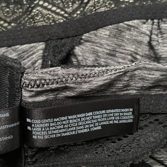 FREE Heidi by Heidi Klum Marl With Lace Soft Cup Bra Natural Lift Black Gray L - Picture 7 of 7